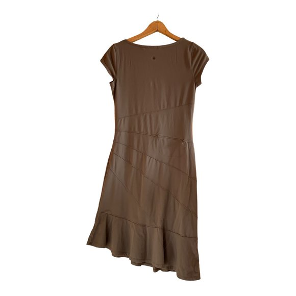 Athleta Crescendo Asymmetrical Ruffle Dress Sz SP - Picture 3 of 6
